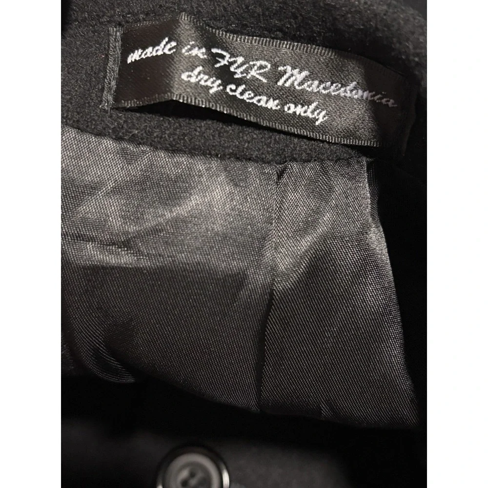 Chereskin Men L42 Sport Coat Jacket Blazer Black Cashmere Blend Business Travel